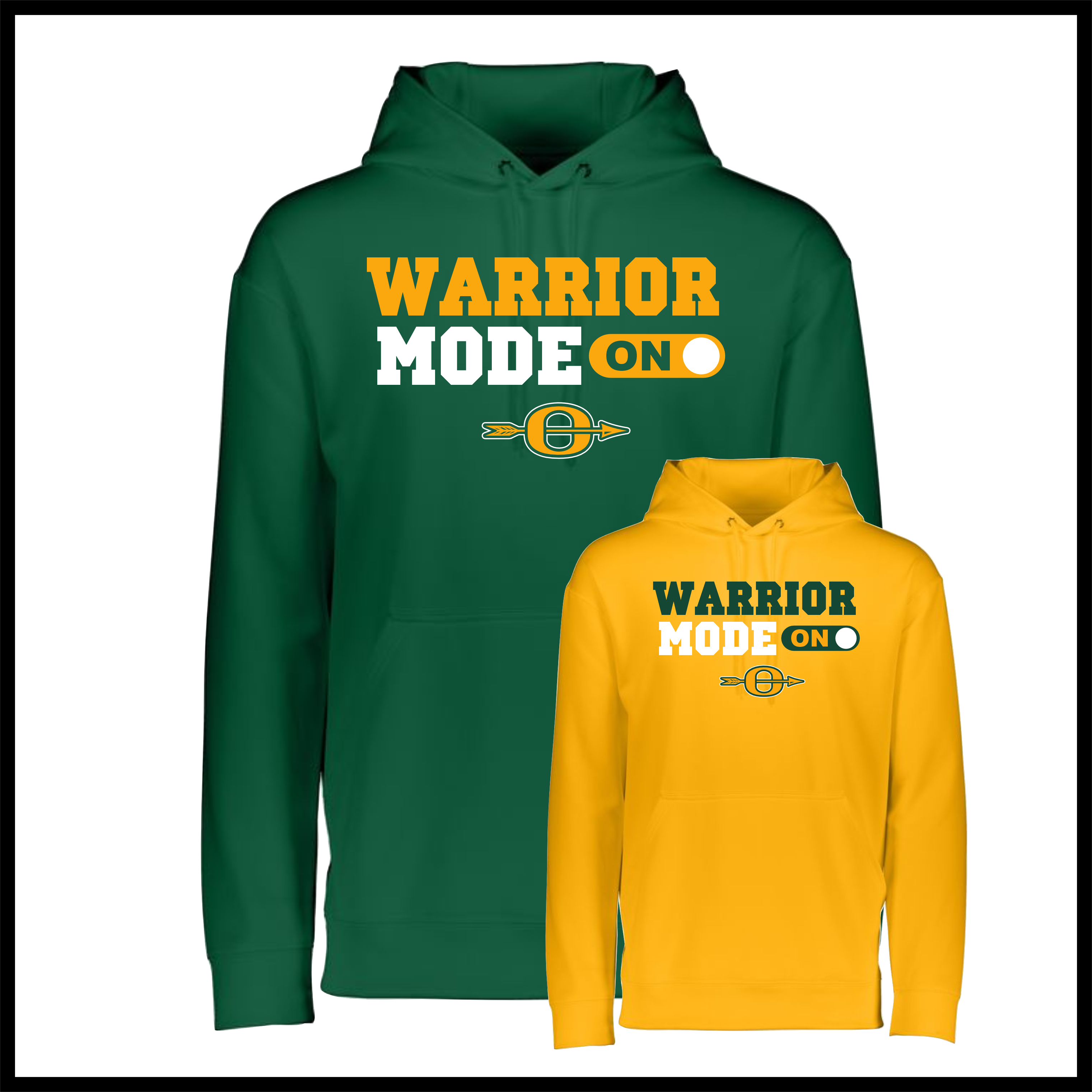 Ouachita Warrior Mode 100% Poly Wicking Hoodie Sweatshirt