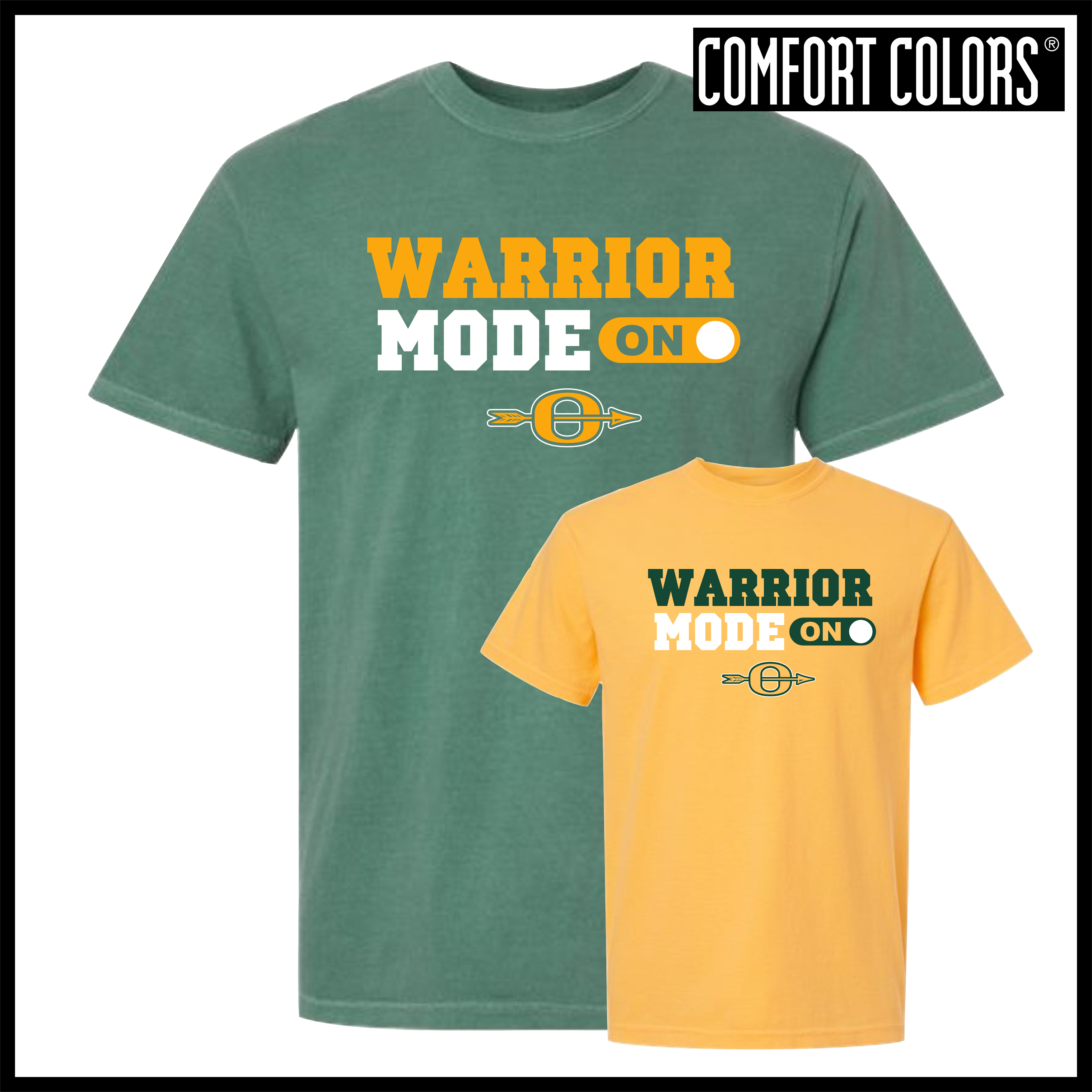 Ouachita Warrior Mode Short Sleeve Comfort Colors T-Shirt