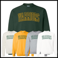 Ouachita WARRIORS Block Text Cotton Blend Crewneck Sweatshirt