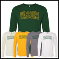 Ouachita WARRIORS Block Text Long Sleeve Ringspun Cotton T-Shirt