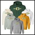 Ouachita Plaid O Logo Cotton Blend Hoodie Sweatshirt