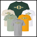Ouachita Plaid O Logo Short Sleeve Ringspun Cotton T-Shirt