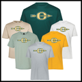Ouachita Plaid O Logo Short Sleeve 100% Poly Wicking T-Shirt