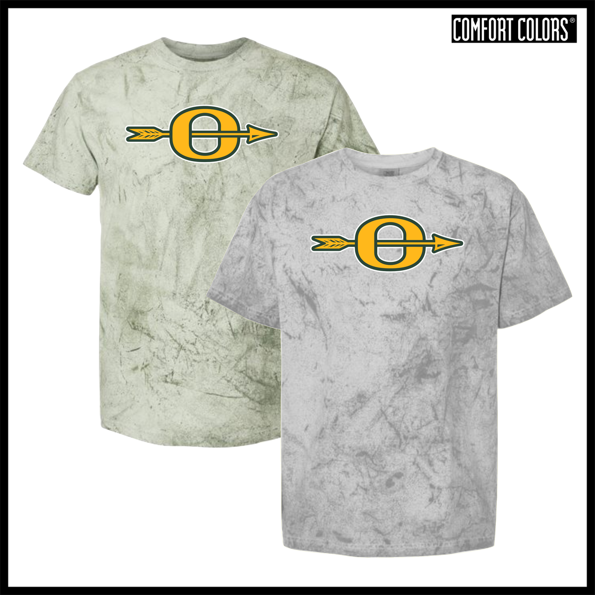 Ouachita O Logo Short Sleeve Comfort Colors Colorblast T-Shirt