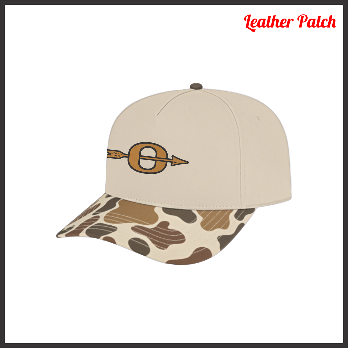 Ouachita Camo Leather Patch Hat
