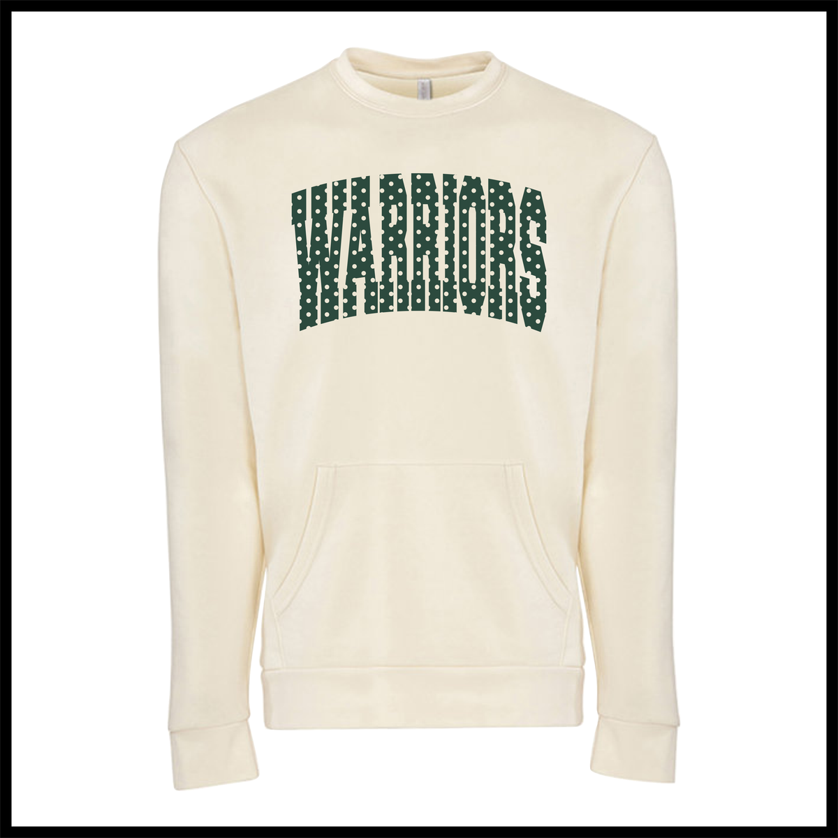 Ouachita Warriors Polka Dot *POCKET* Crewneck Sweatshirt