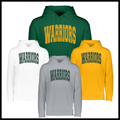 Ouachita Warriors Polka Dot 100% Poly Wicking Hoodie Sweatshirt
