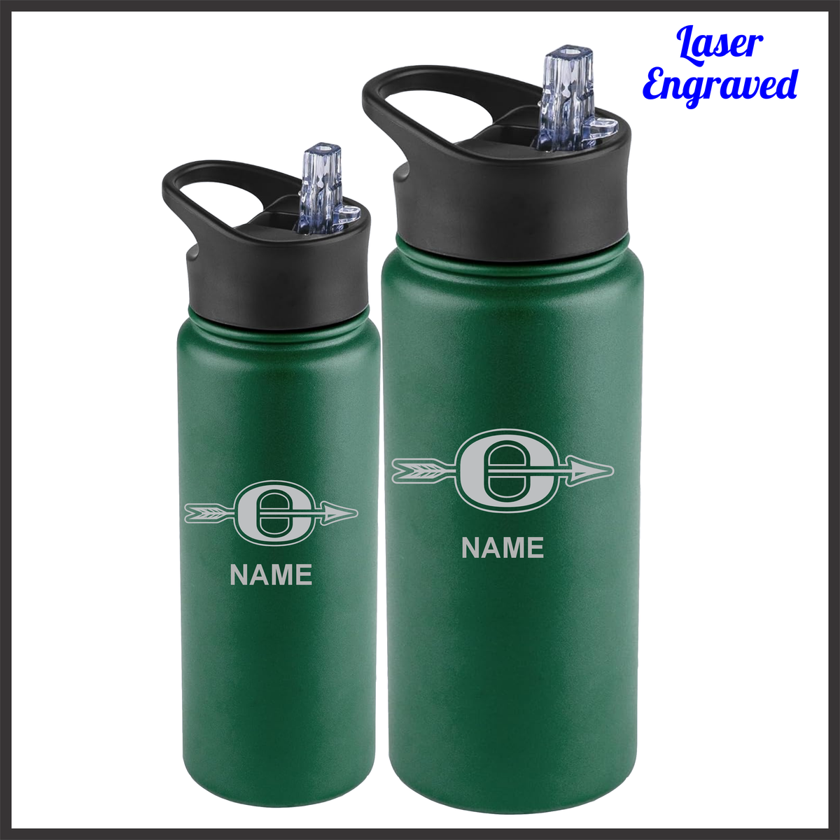 Ouachita Laser Engraved Sport Top Water Bottle