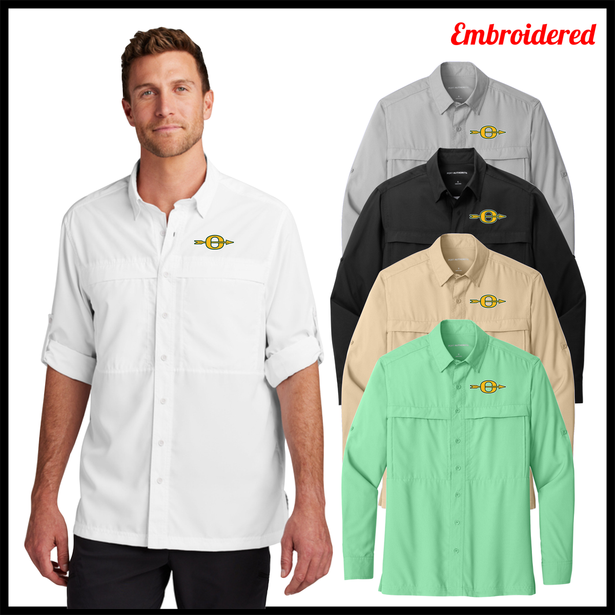 Ouachita Embroidered Long Sleeve UV Shirt