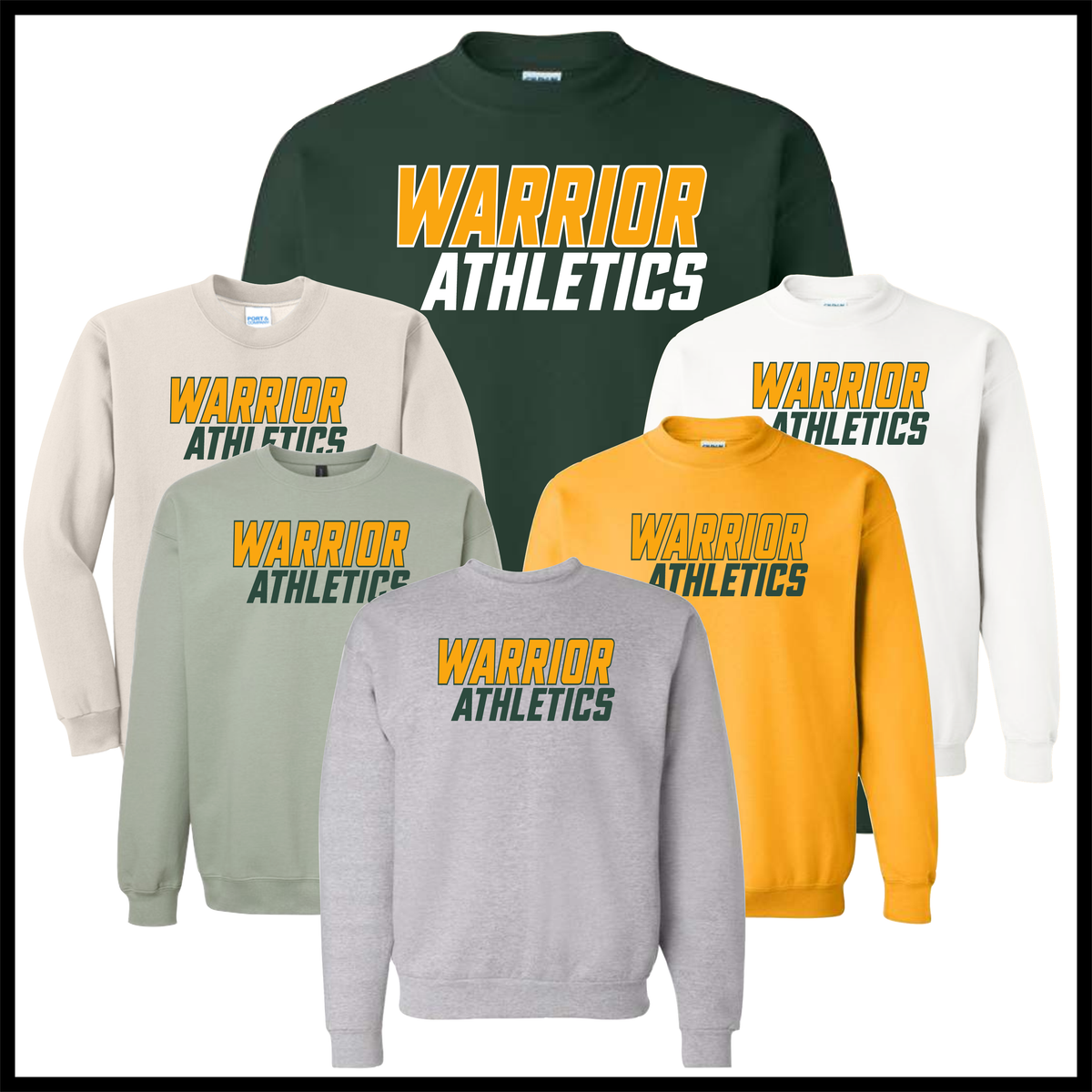 Ouachita Warriors Athletics Cotton Blend Crewneck Sweatshirt