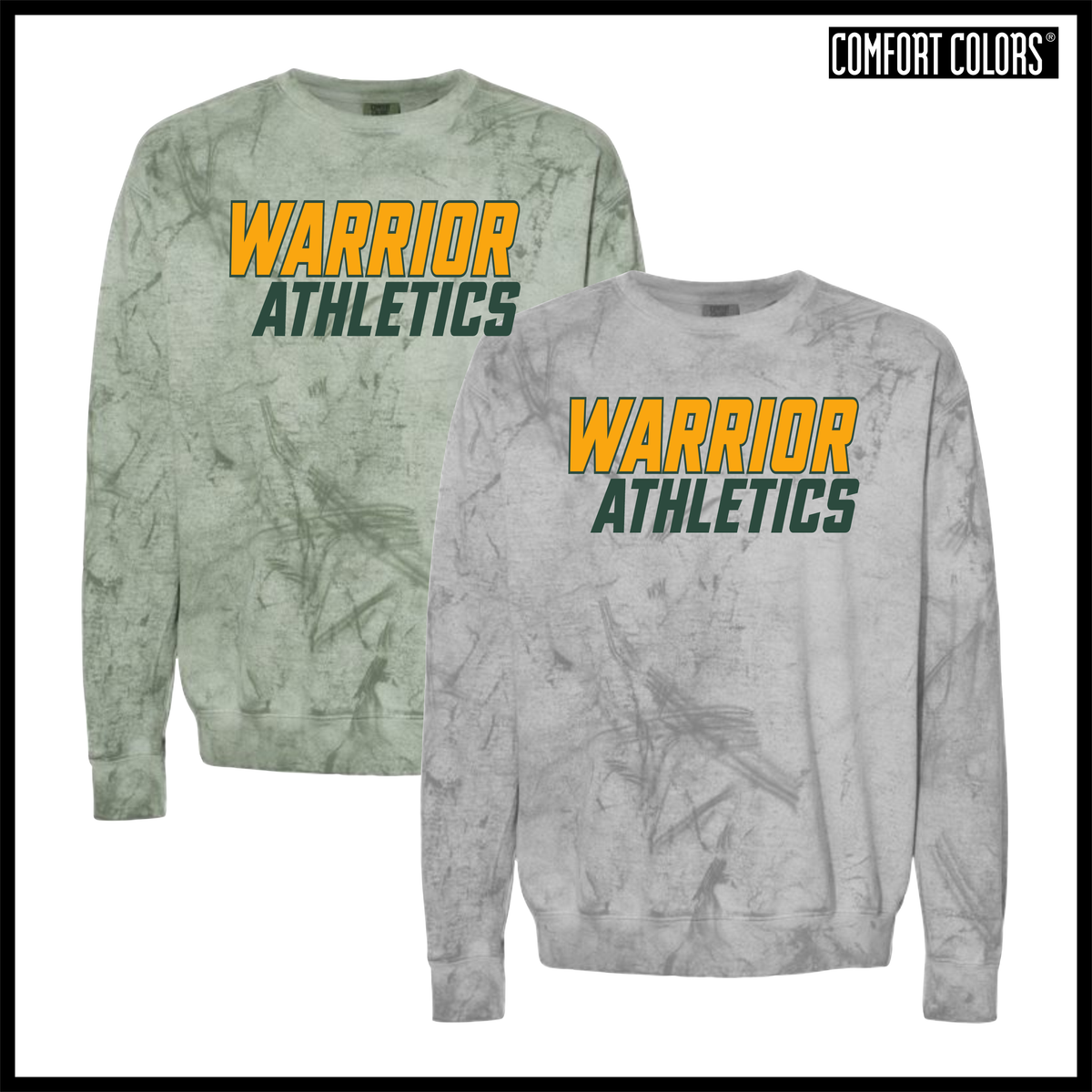 Ouachita Warriors Athletics Comfort Colors Colorblast Crewneck Sweatshirt