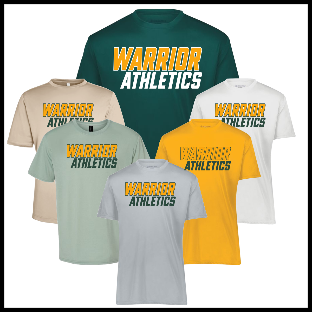 Ouachita Warriors Athletics Short Sleeve 100% Poly Wicking T-Shirt