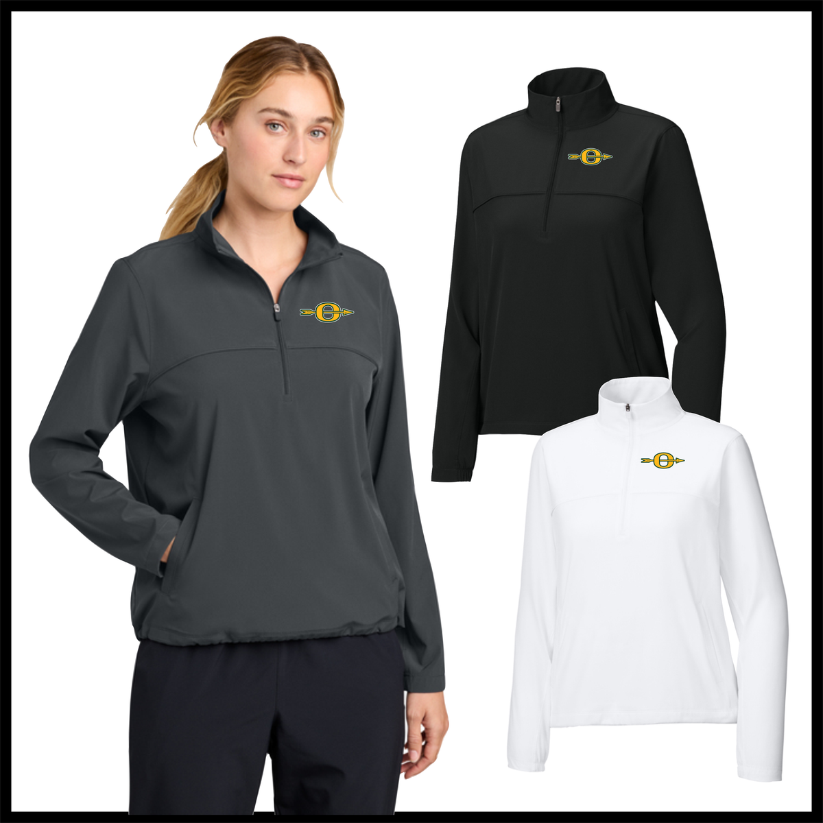 Ouachita Ladies 1/2 Zip Lightweight Pullover