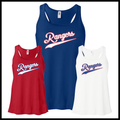 Rangers Ladies Ringspun Cotton Tank