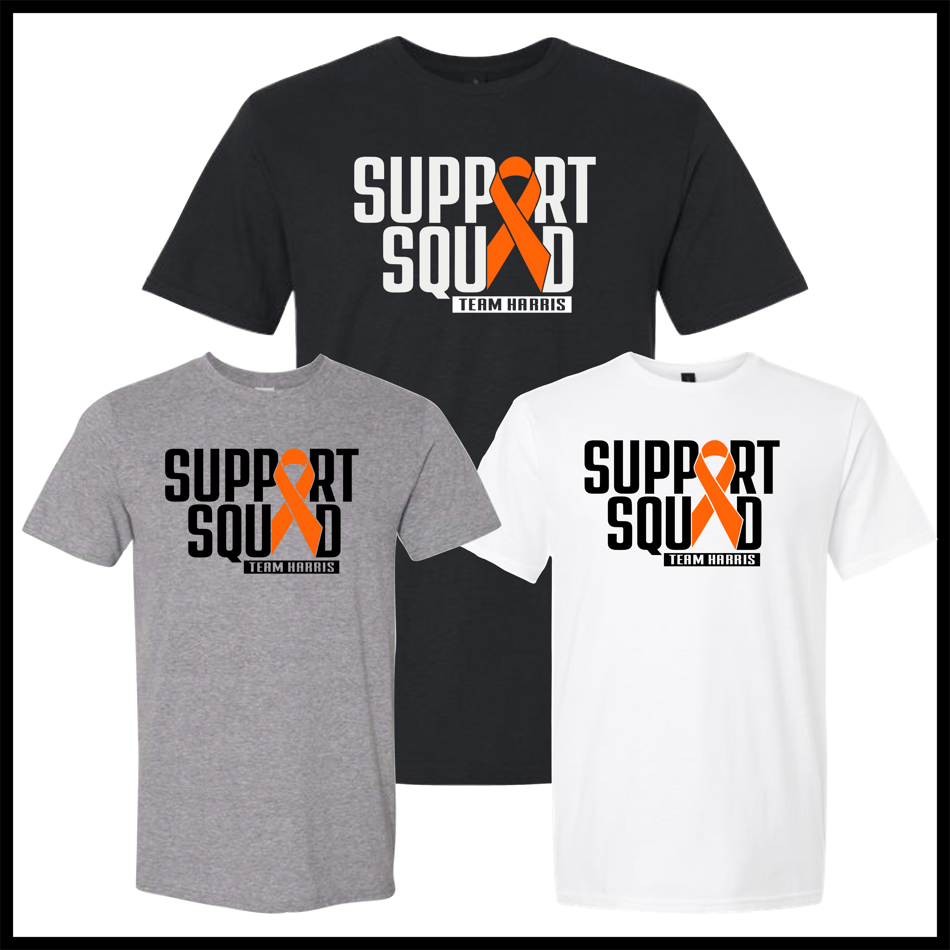 TEAM HARRIS *SUPPORT SQUAD* Short Sleeve Cotton T-Shirt – Rev’d Up Ink