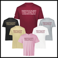 Victory Baseball Block Logo Short Sleeve Poly Wicking T-Shirt
