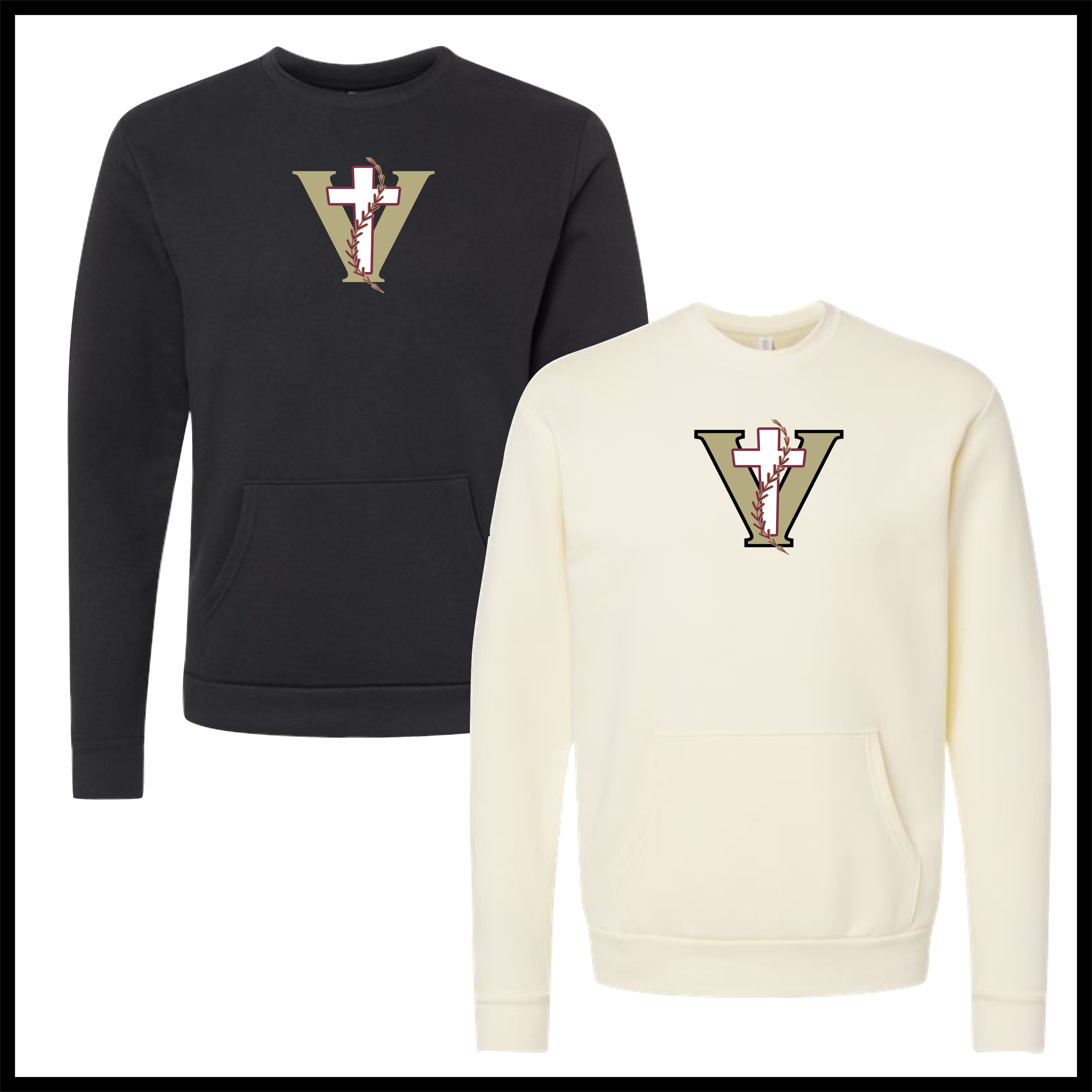 Victory Baseball V Logo *POCKET* Crewneck Sweatshirt