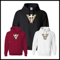Victory Baseball V Logo Cotton Blend Hoodie Sweatshirt