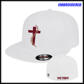 Victory Baseball White FlexFit Hat